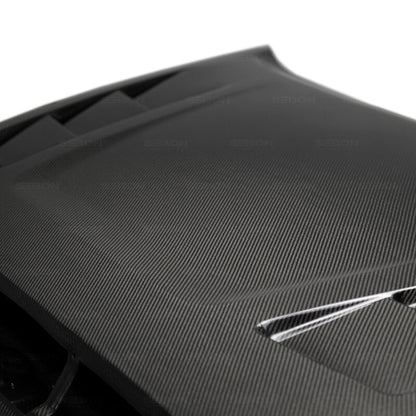 Seibon HD14TYTU-TS TS-Style Carbon Fiber Hood for 2014–2020 Toyota Tundra