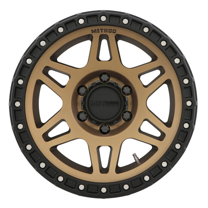 Method Wheels MR312 Street-Loc V.3 17x9 Bronze/Black Wheel, -12mm Offset, 6x5.5 Bolt Pattern