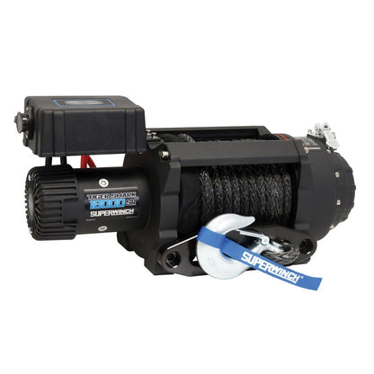 Superwinch Tiger Shark 18000SR 18,000 lb 12V Winch with Synthetic Rope, Part 1518001