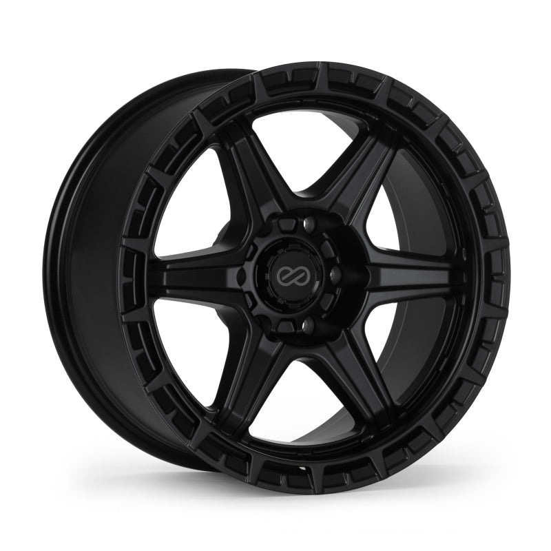 Enkei Trail-Finder 18x9 Matte Black Wheel, 6x139.7 Bolt Pattern, ET0, Part Number 558-890-8400BK