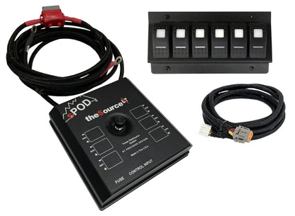 sPOD SourceLT 6-Circuit Power System with Blue LED Switch Panel for 2012-2017 Toyota Tundra, Part 873020