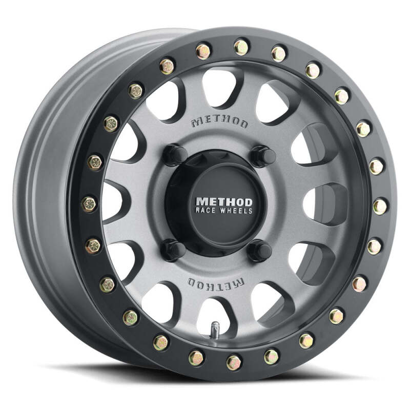 Method Race MR401 Beadlock UTV Wheel 15x7, 5x4.5 Bolt Pattern, +38mm Offset, Matte Black
