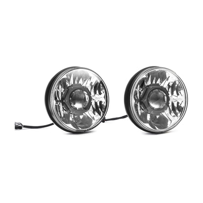 KC HiLiTES 42342 Gravity LED Pro 7-Inch Headlights for 2018-2020 Jeep Wrangler JL and Gladiator JT