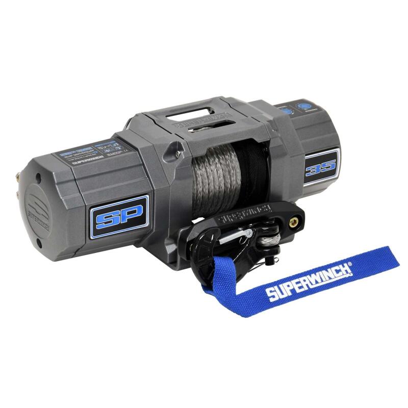 Superwinch SP 35SR 3,500 lb. 12-Volt Powersports Winch with Synthetic Rope, Part 1135250