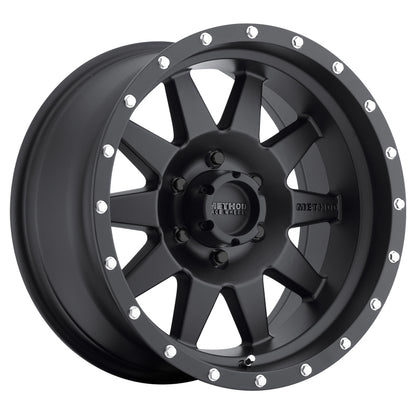 Method Wheels MR301 Standard 15x7 Matte Black Wheel, -6mm Offset, 6x5.5 Bolt Pattern