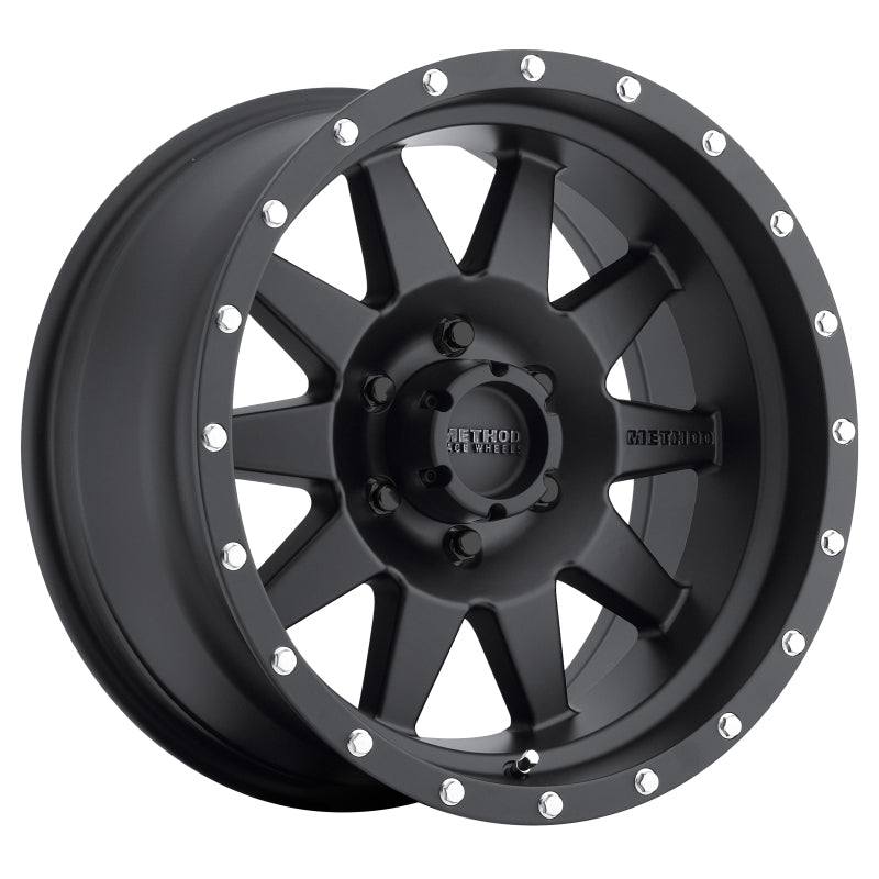 Method Wheels MR301 16x8 Matte Black Cast Wheel, 6x5.5 Bolt Pattern, 0mm Offset