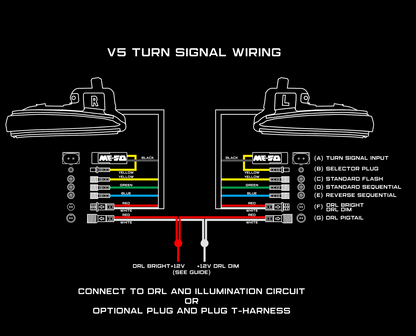 V5 Switchback Mirror Turn Signals