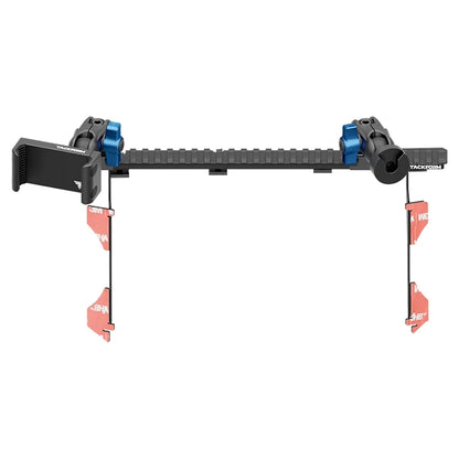 2016-2023 Toyota Tacoma Tackform Assault Track Picatinny Dash Bracket With 20LITE Phone Holder & CB Microphone Holder